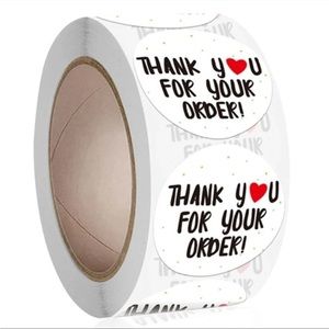 Thank You For Your Order Stickers